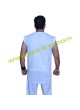 Pro Weight Baseball White Sleeveless Jerseys